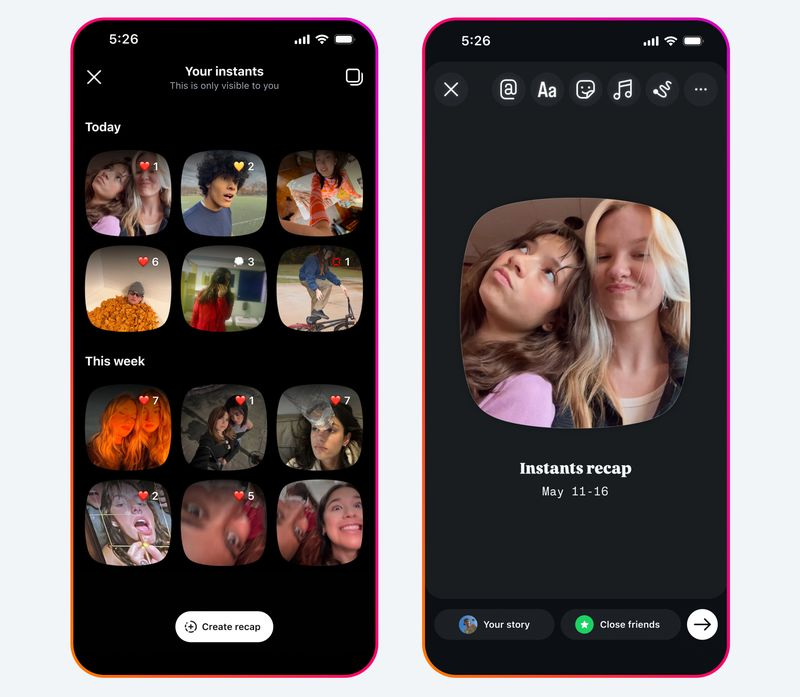 Instagram Rilis Fitur ‘Instants’ di DM, Berbagi Foto Spontan Tanpa Filter