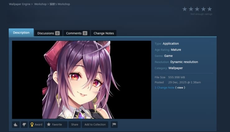 Waspada! Wallpaper Anime di Steam Bisa Jadi Jalan Masuk Malware Pencuri Data