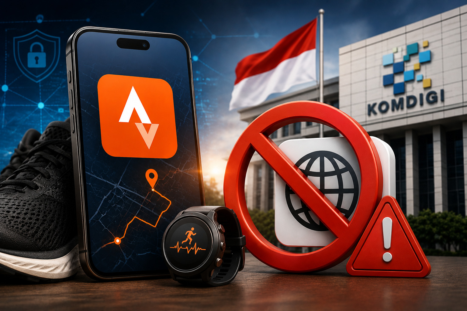Komdigi Ancam Blokir Strava dan 24 Aplikasi Lain, Ini Penyebabnya