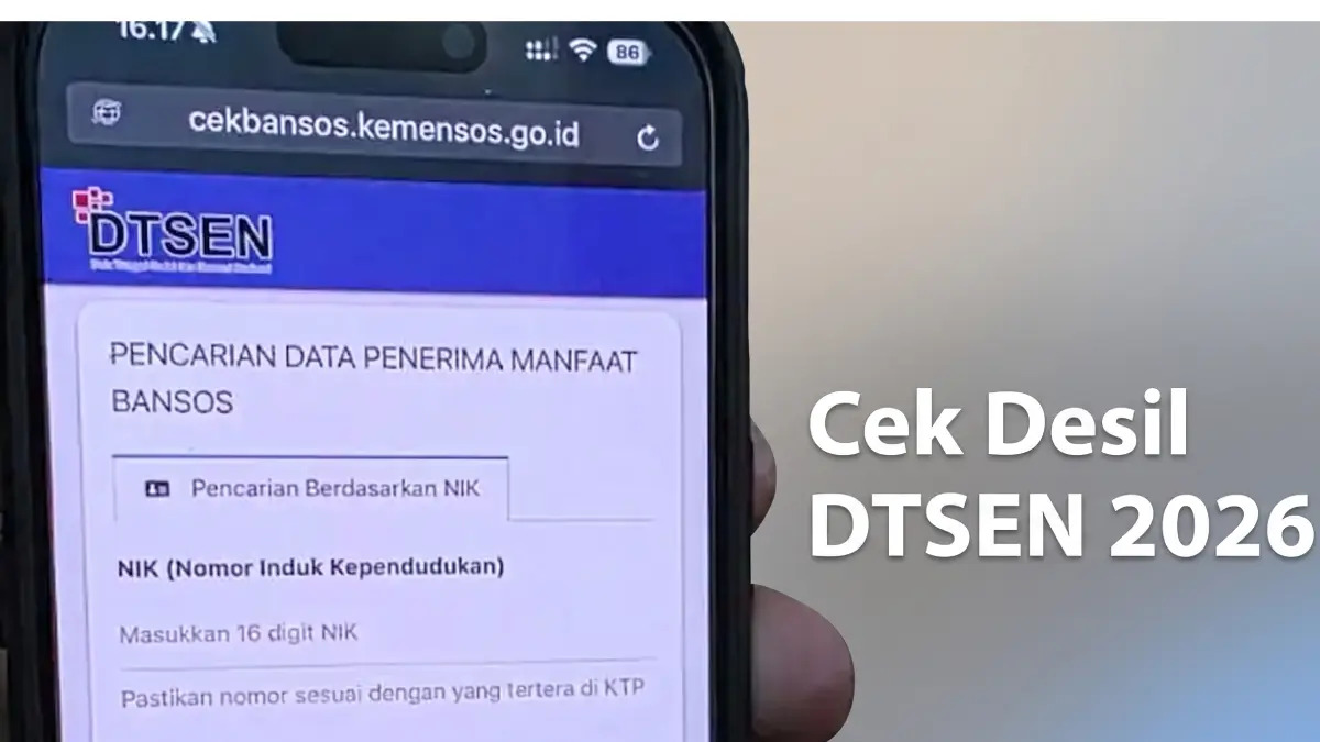 Cara Cek Desil Kemensos Juli 2026 Pakai NIK KTP, Cukup Lewat HP