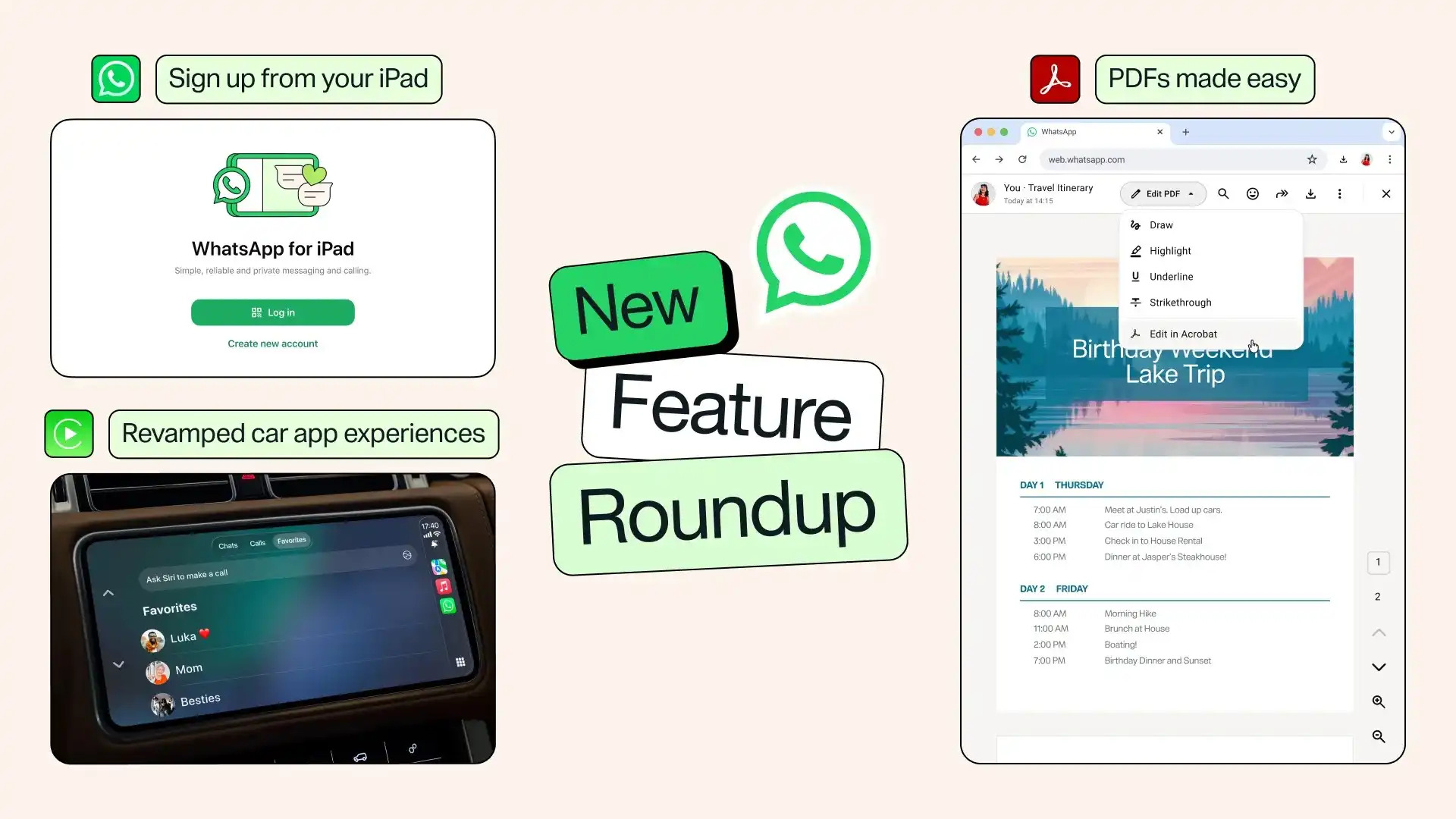 WhatsApp Rilis 4 Fitur Baru, Kini Bisa Buka dan Edit PDF Langsung di Aplikasi