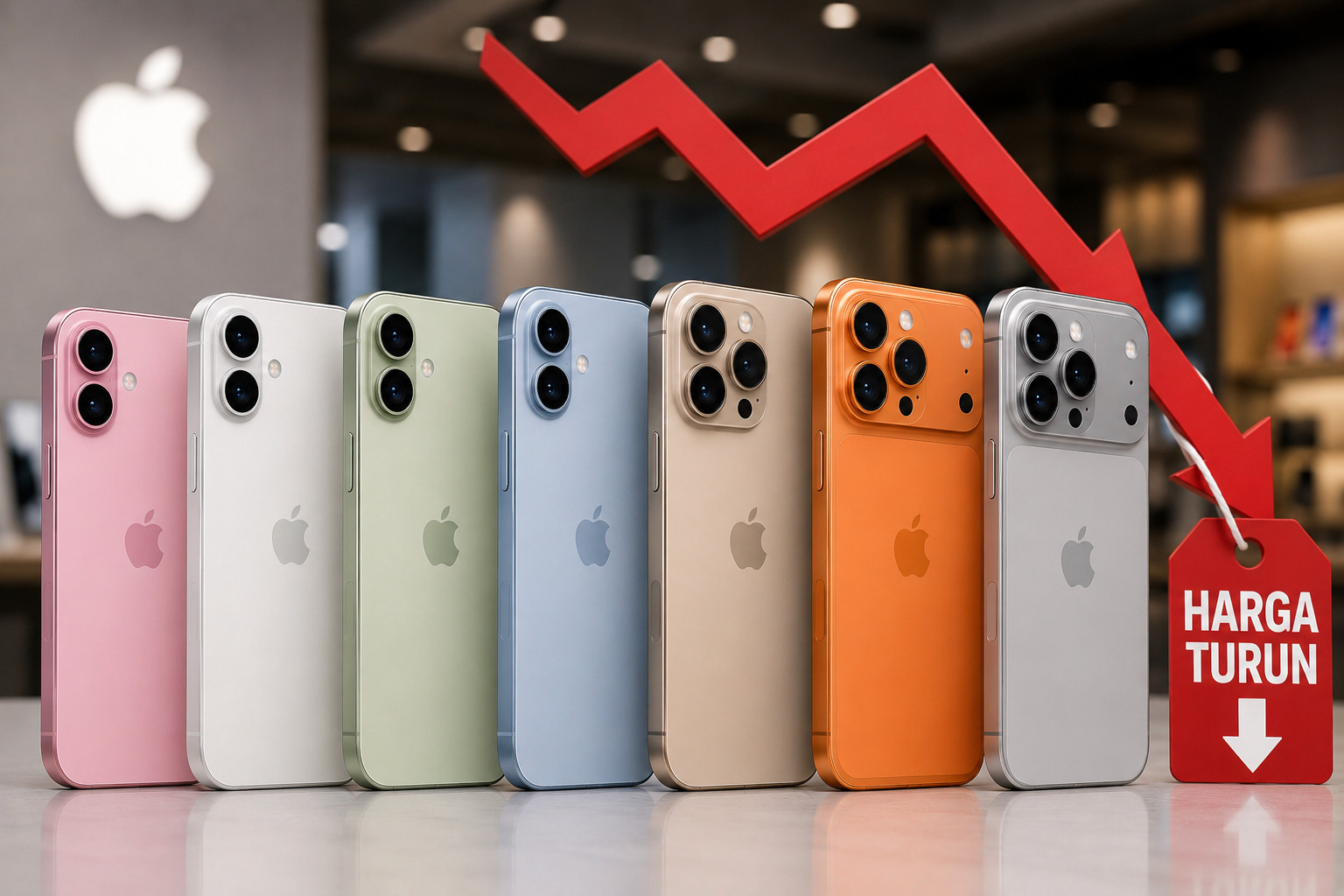 Daftar Harga iPhone Resmi di Indonesia Agustus 2026, iPhone 17 Pro Kini Lebih Murah