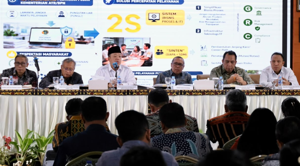 Menteri ATR/BPN Beri Pengarahan Soal Layanan Pertanahan di Kanwil BPN Provinsi NTT